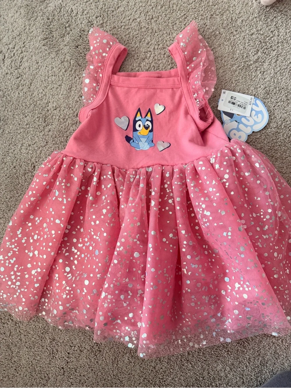 NWT! Target Toddler Bluey Tulle Ballerina Dress
